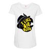 i can not lie Maternity Scoop Neck T-shirt