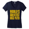 world greatest bocce Women's V-Neck T-Shirt