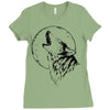 full moon Ladies Fitted T-Shirt