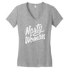 nasty woman (2) Women's V-Neck T-Shirt