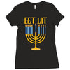 get lit Ladies Fitted T-Shirt