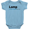 lamp   brick tamland likes this facebook thumbs up mens white t shirt Baby Onesie