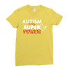 Autism Is My Super Power Ladies Fitted T-Shirt