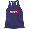 simple red Racerback Tank