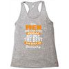 all men are created equal but only the best are born in january Racerback Tank