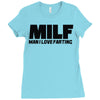 herren lustiges Ladies Fitted T-Shirt