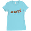 retro evolution Ladies Fitted T-Shirt