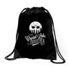 crystal lake consuelor Drawstring Bags