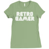 retro gamer Ladies Fitted T-Shirt