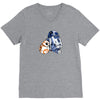 droid hug V-Neck Tee