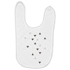 DOWN UP / scandi white / warm grey / flax / lavender Baby Bibs
