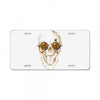 skull coffee License Plate