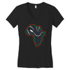 african black panther Women's V-Neck T-Shirt