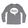 hello Long Sleeve Shirts