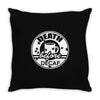 death before decaf coffee Throw Pillow