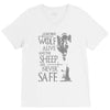 thrones wolf V-Neck Tee