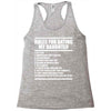rules for dating my daughter Racerback Tank