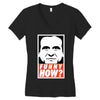 funny how Women's V-Neck T-Shirt