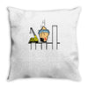 sumo pile driver Throw Pillow