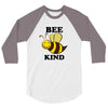 Bee Kind 3/4 Sleeve Shirt