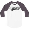 mathlete t shirt funny math humor geek nerd school athlete tee s m l x 3/4 Sleeve Shirt