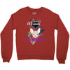 who loves chihuahua Crewneck Sweatshirt