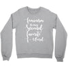 feminism is my second favorite f word Crewneck Sweatshirt
