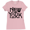 new york 2 Ladies Fitted T-Shirt