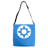 the big bang theory movie sheldon cooper violet lantern Adjustable Strap Totes