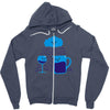 mucho vino Zipper Hoodie