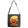 trumpkin funny donald trump pumpkin Adjustable Strap Totes