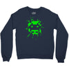 space invader 2 splat Crewneck Sweatshirt