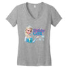 birthday girl Women's V-Neck T-Shirt