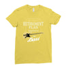 retirement plan Ladies Fitted T-Shirt