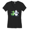 mallow titan Women's V-Neck T-Shirt