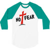 no fear 3/4 Sleeve Shirt