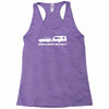 home is where you park it Racerback Tank