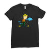 part time job   aquarium Ladies Fitted T-Shirt