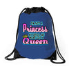 not princess queen Drawstring Bags