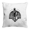 Dance Off Bro! Throw Pillow