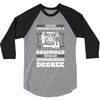 Never Underestimate A Granddad With An Engineer Degree 3/4 Sleeve Shirt