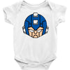 mecha mega rocks Baby Onesie