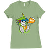 rufu  the green wolf Ladies Fitted T-Shirt