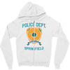 police dept Zipper Hoodie