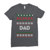 ugly christmas dad Ladies Fitted T-Shirt