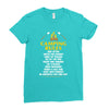 Camping Rules Ladies Fitted T-Shirt