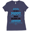The Best Poppy Was Born In August Ladies Fitted T-Shirt