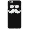 hipster glasses and moustache iPhone 6/6s Case