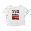 thrilla in manilla Crop Top