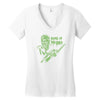 zombie bro (2) Women's V-Neck T-Shirt